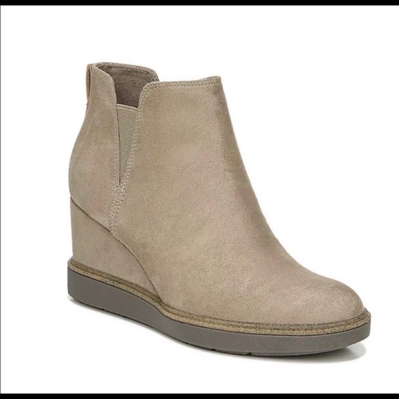 DR. SCHOLL’S JOHNNIE WEDGE BOOTIE Tan boot shootie - Picture 8 of 11